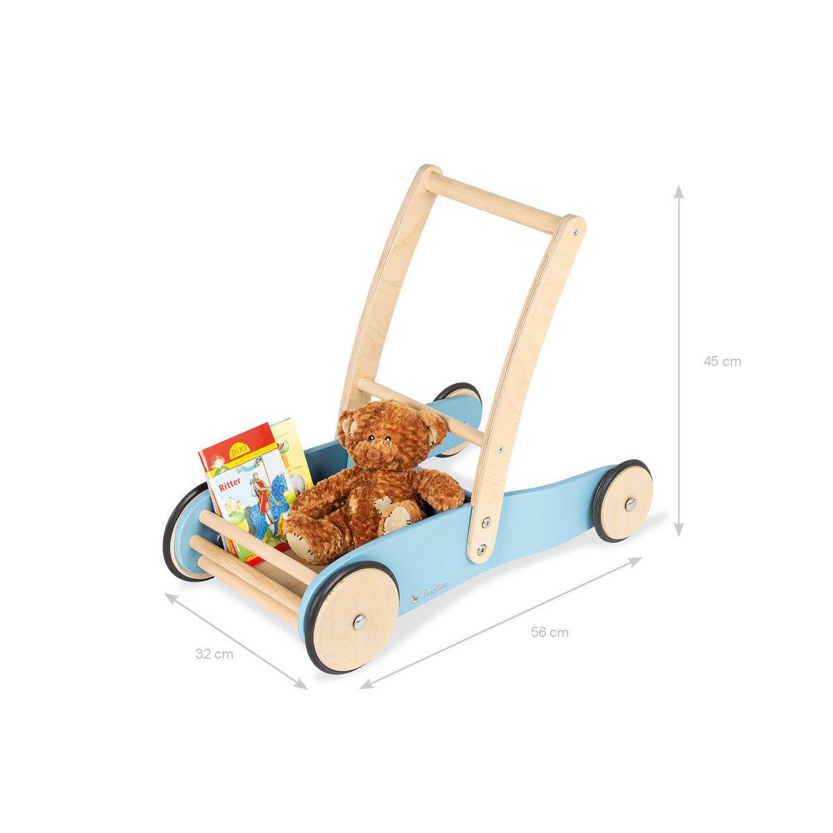 Loopwagen Fiete - lichtblauw - FamilyStuff