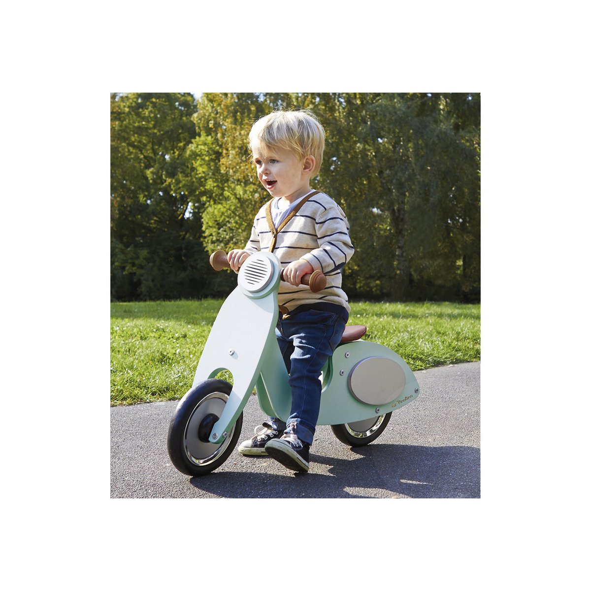 Balans Bike "Wanda", Mint – duurzaam en veilig speelgoed