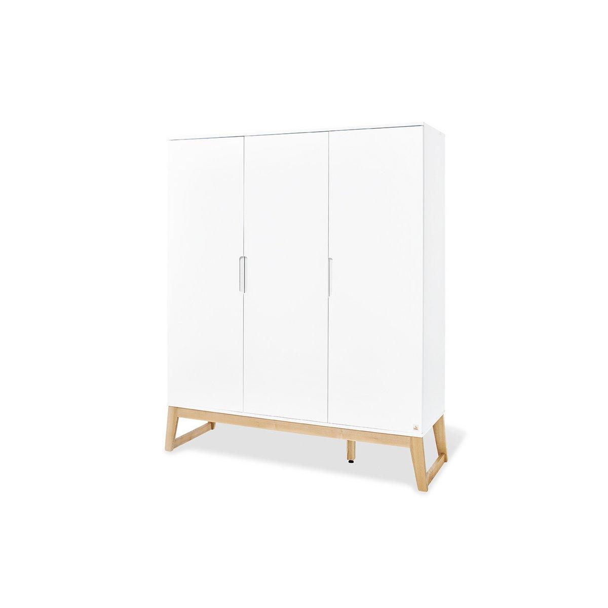 Babykamerset Bridge – ledikant, commode, 3 - deurs kledingkast en wandplank - FamilyStuff