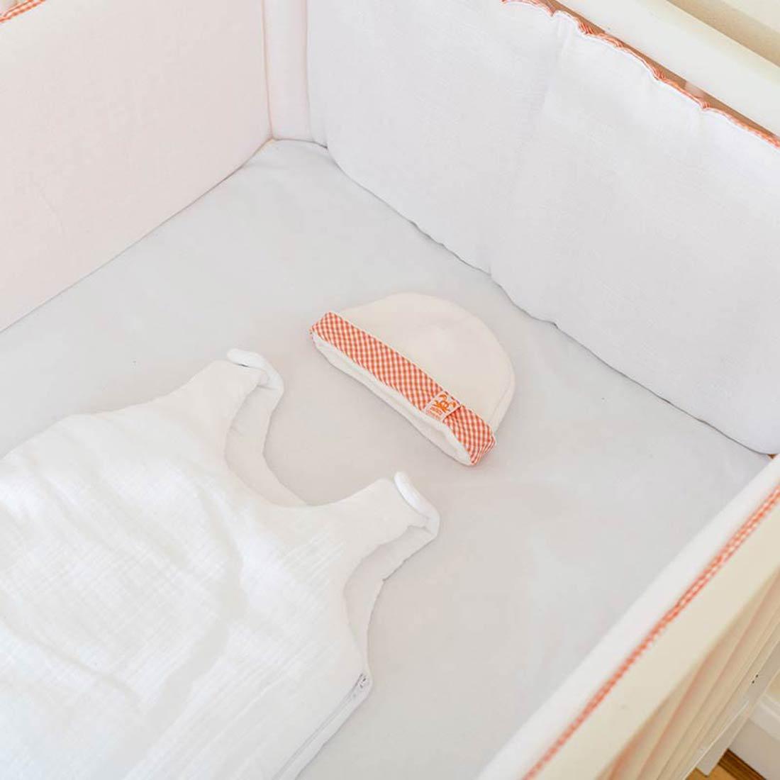 Babymutsje voor newborn - ruitjesstof - FamilyStuff