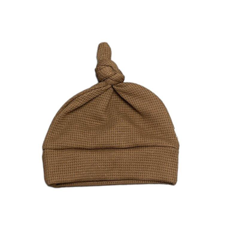 Babymutsje Waffle - bruin - FamilyStuff