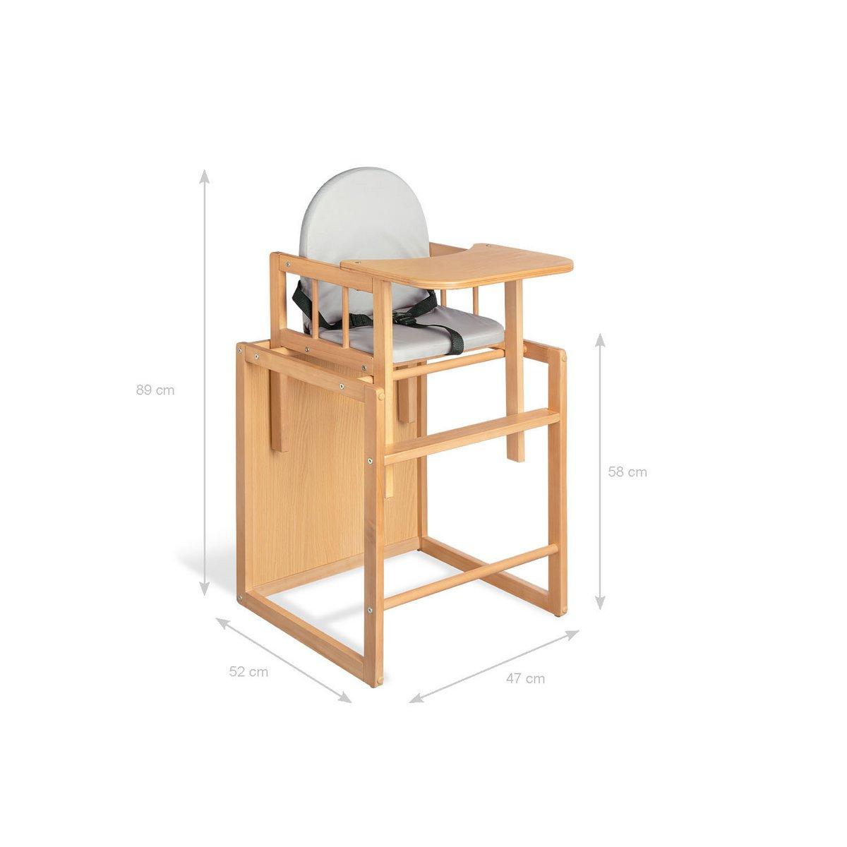 Combi - kinderstoel Lene - blank gelakt - FamilyStuff