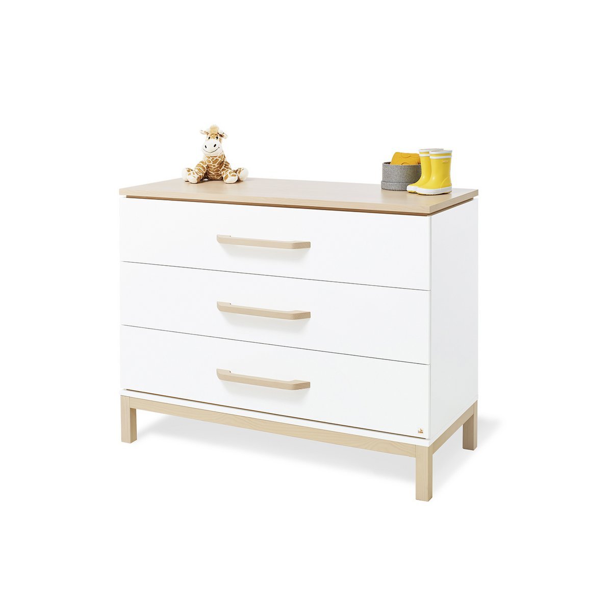Complete babykamer set Light breed groot - Wit met ledikant, commode & kledingkast - FamilyStuff