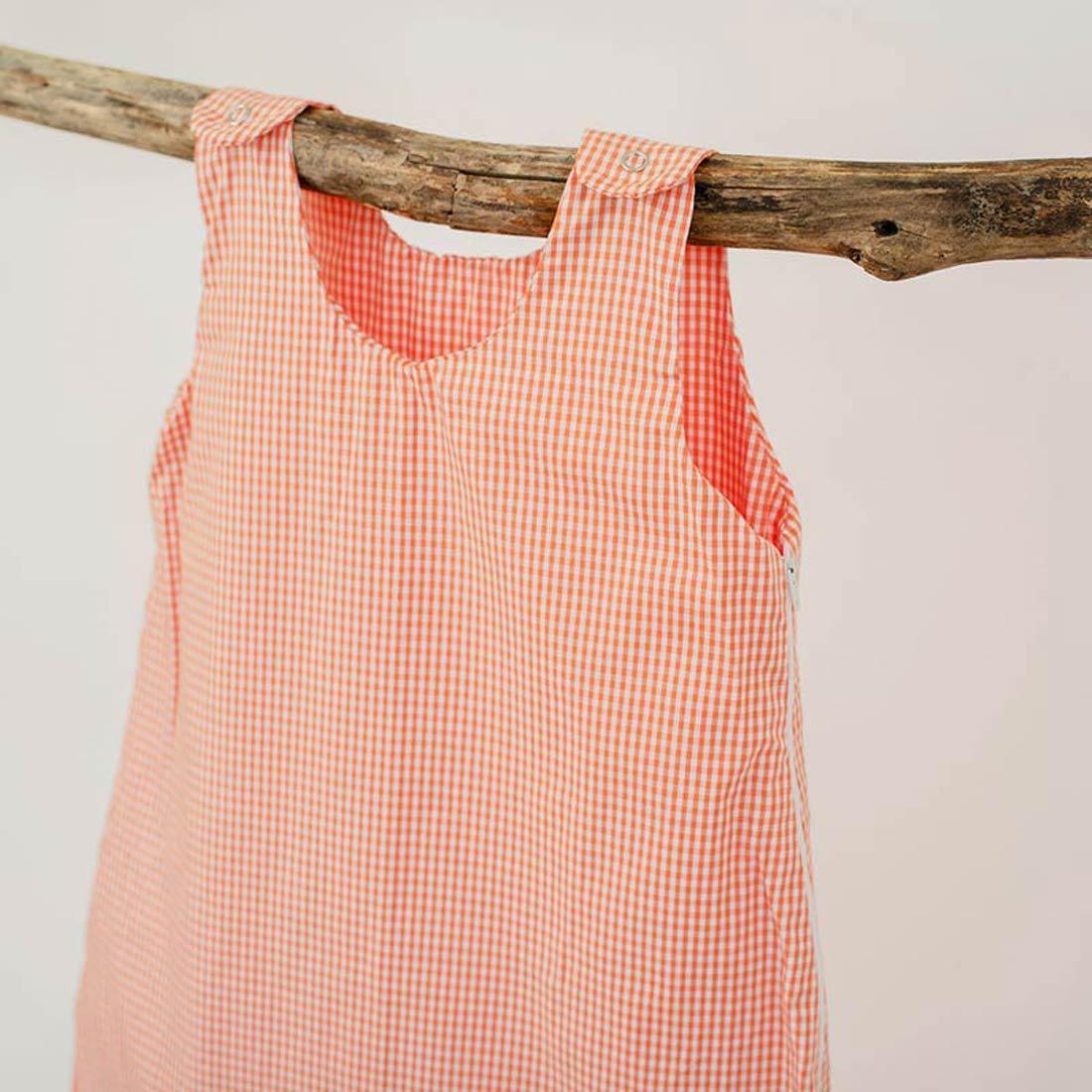 Gingham biologische katoenen zomerslaapzak - FamilyStuff