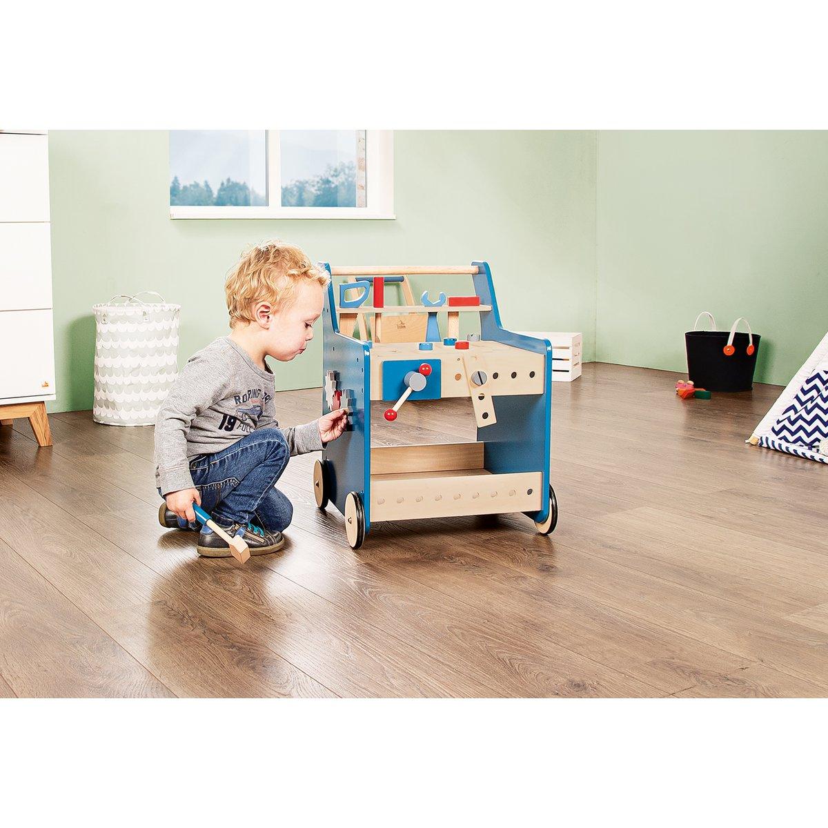 Gereedschapswagen Kalle - inclusief accesoires - FamilyStuff