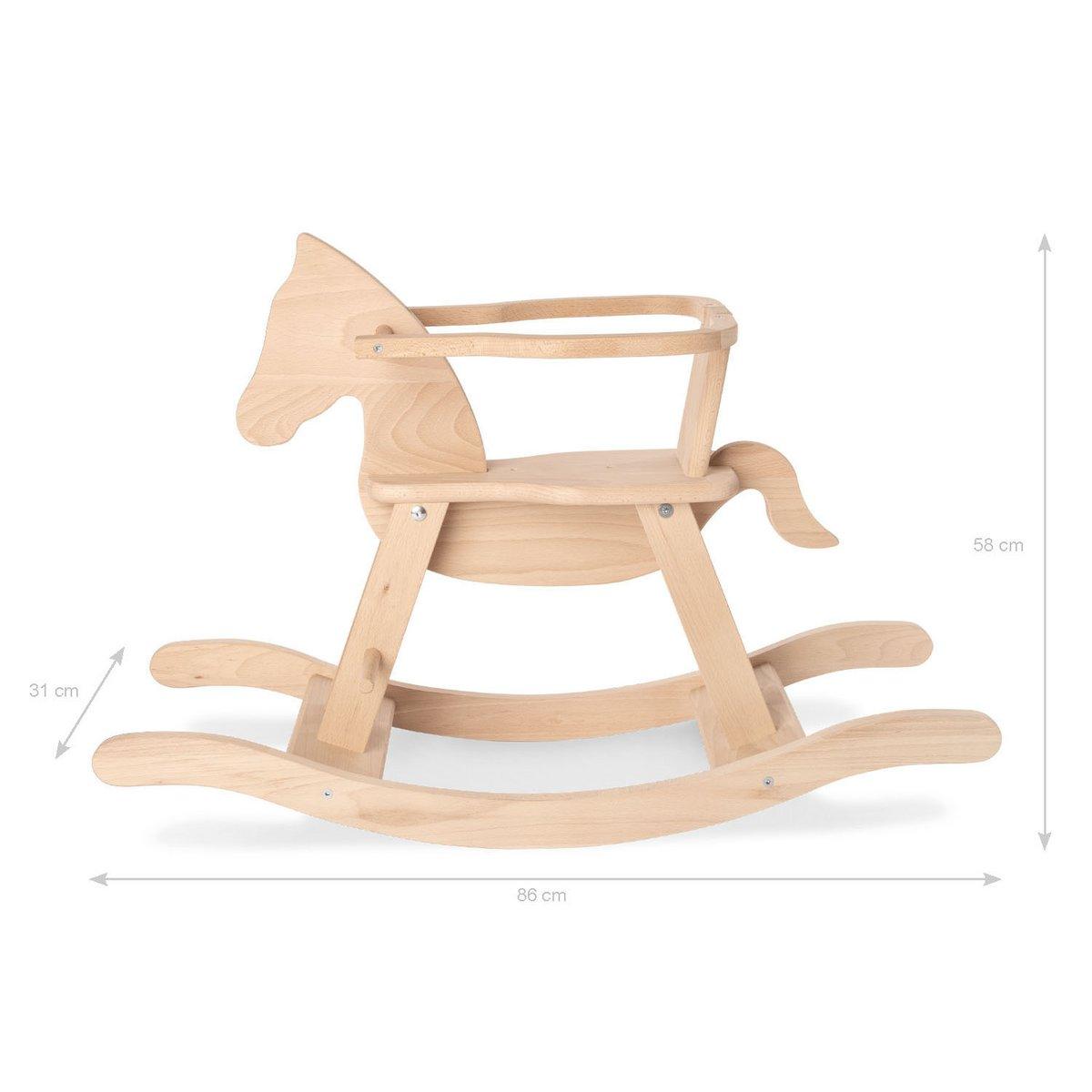Hobbelpaard - hout - FamilyStuff