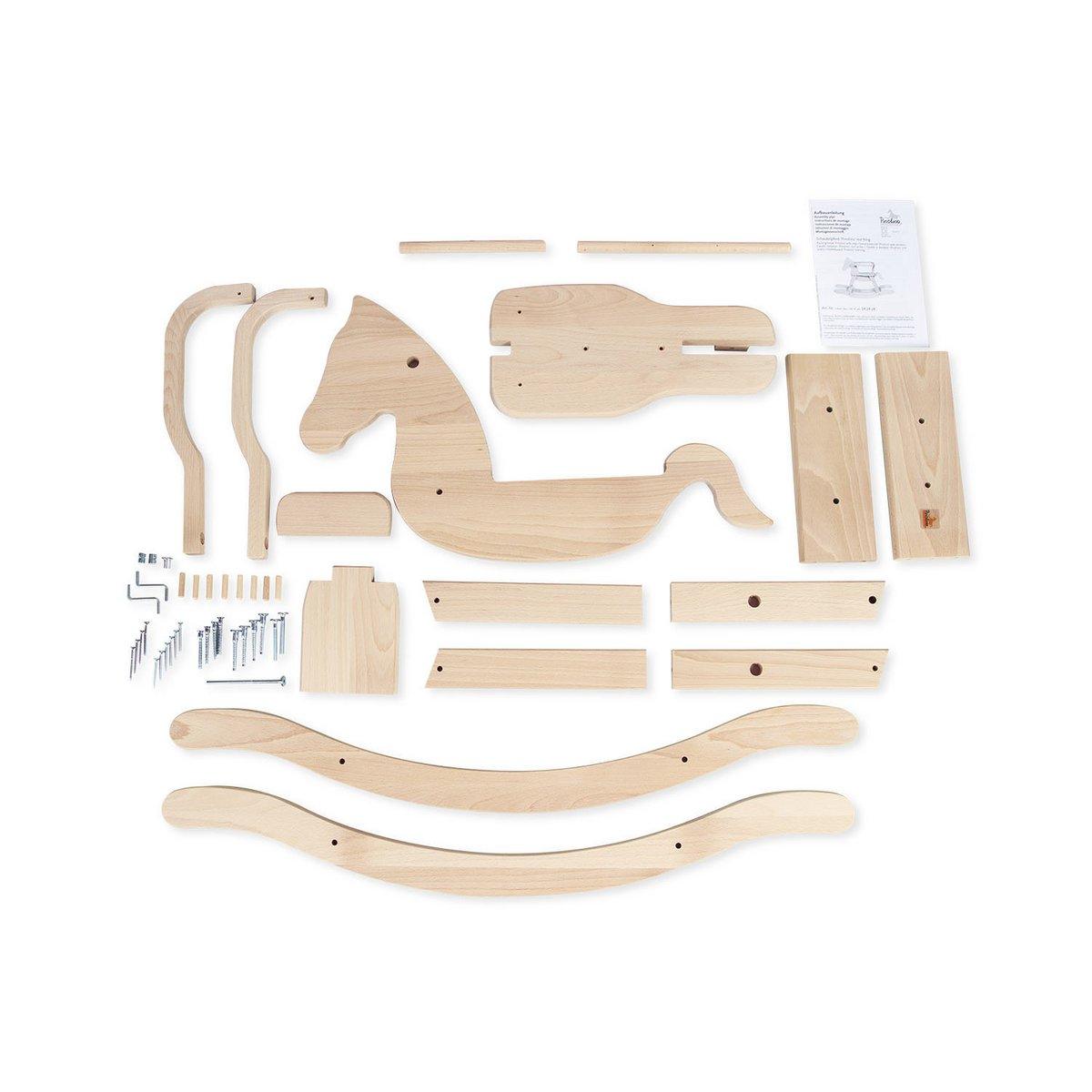 Hobbelpaard - hout - FamilyStuff