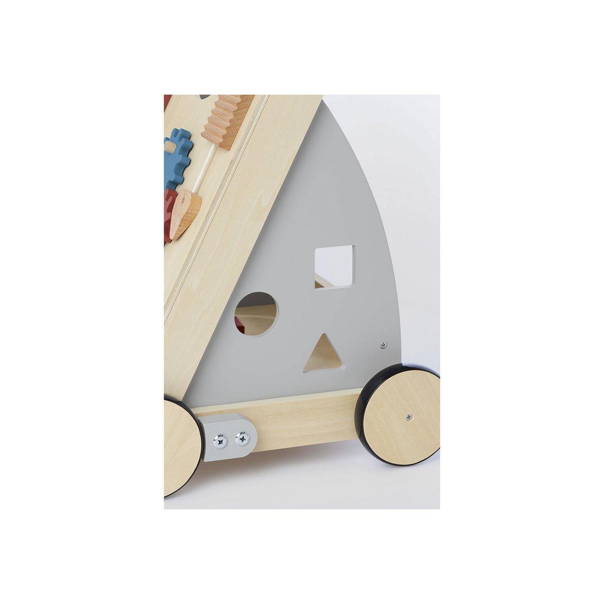 Houten loopwagen - leer lopen op een speelse manier - FamilyStuff