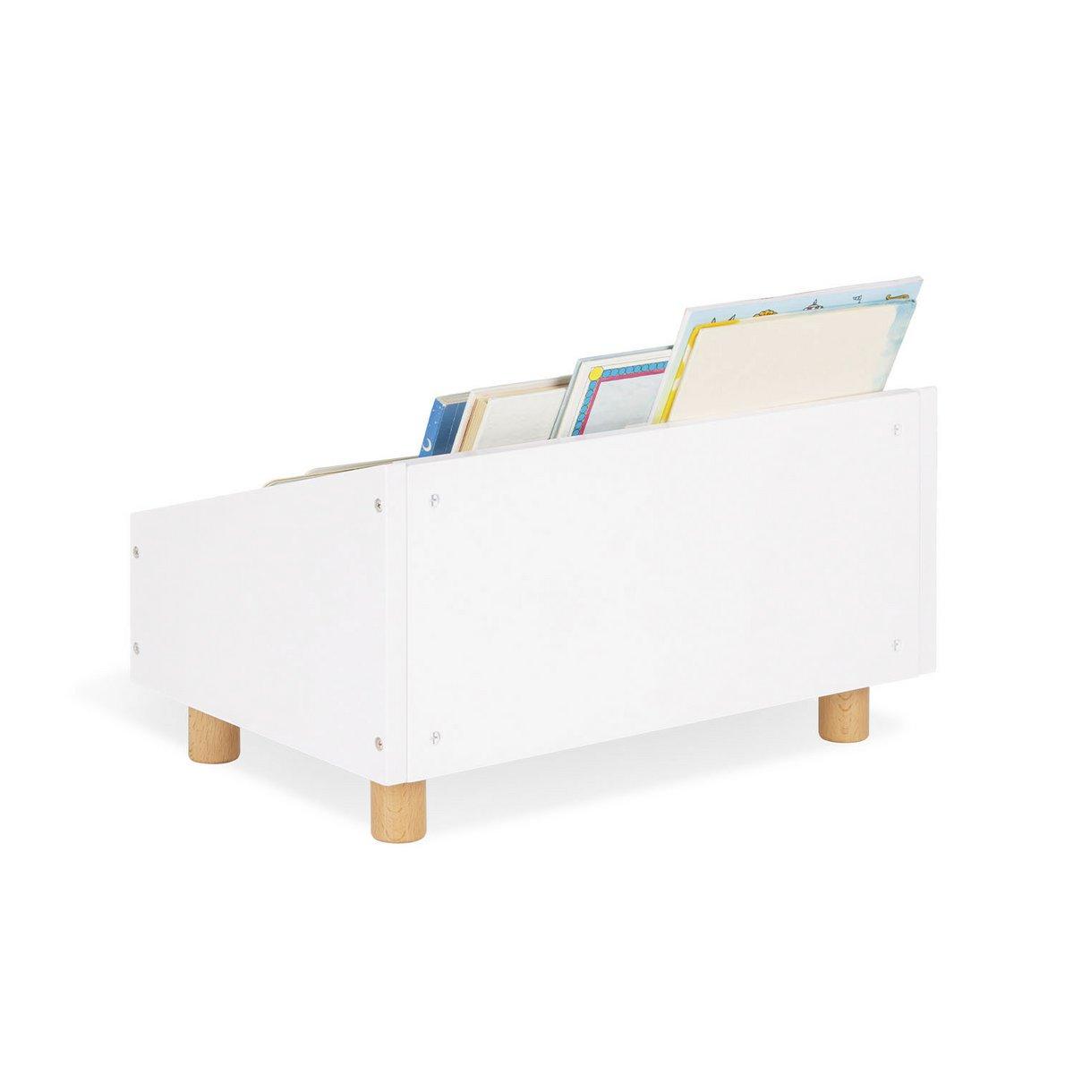 Kinderboekenplank 'Ando', wit - FamilyStuff