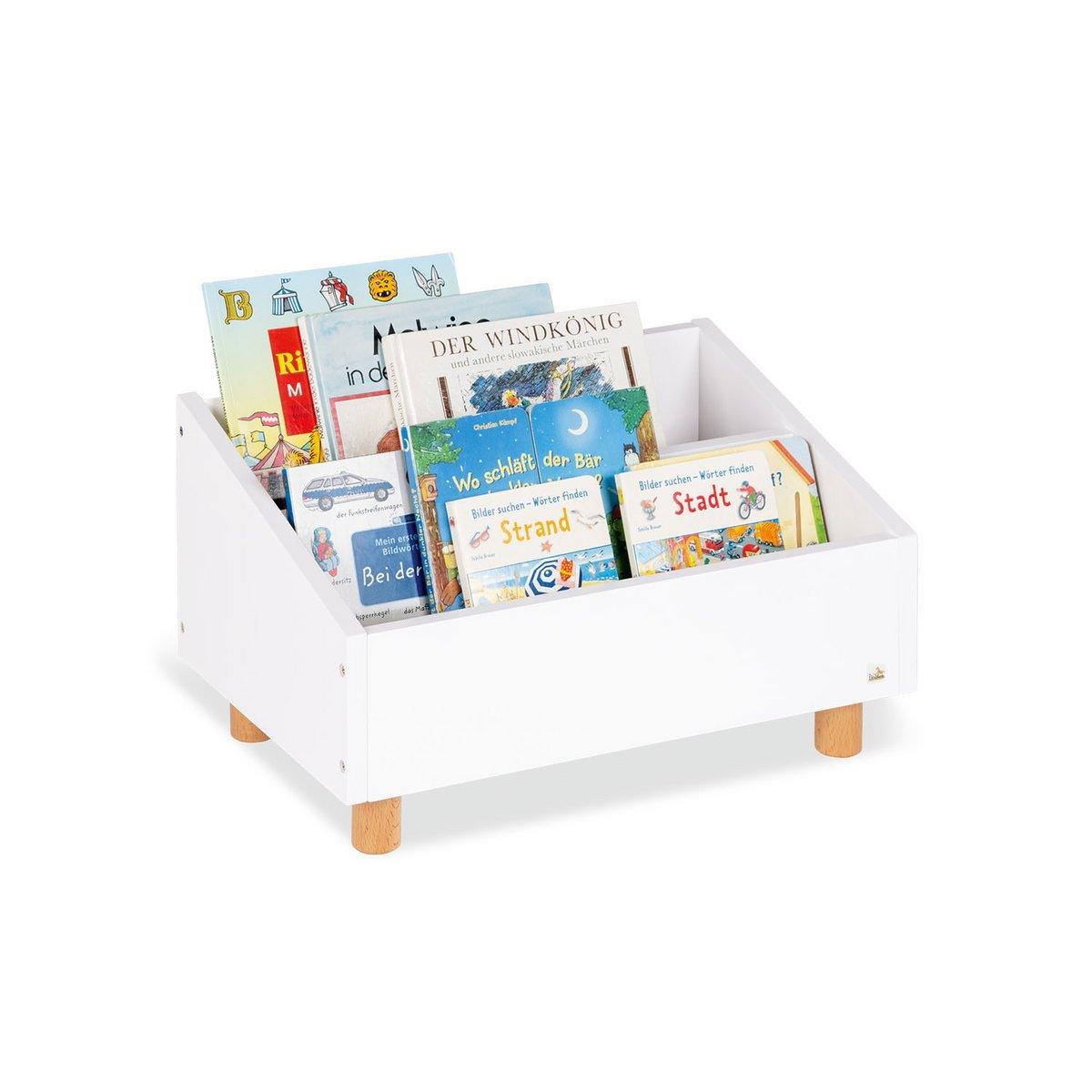 Kinderboekenplank 'Ando', wit - FamilyStuff