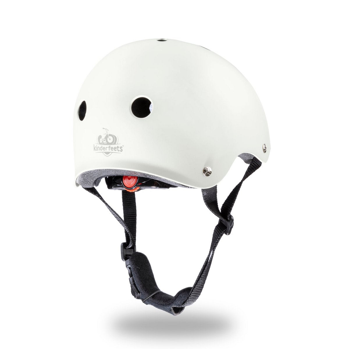 Kinderfeets kinderhelm voor op de fiets / fietshelm voor kinderen - mat wit - FamilyStuff