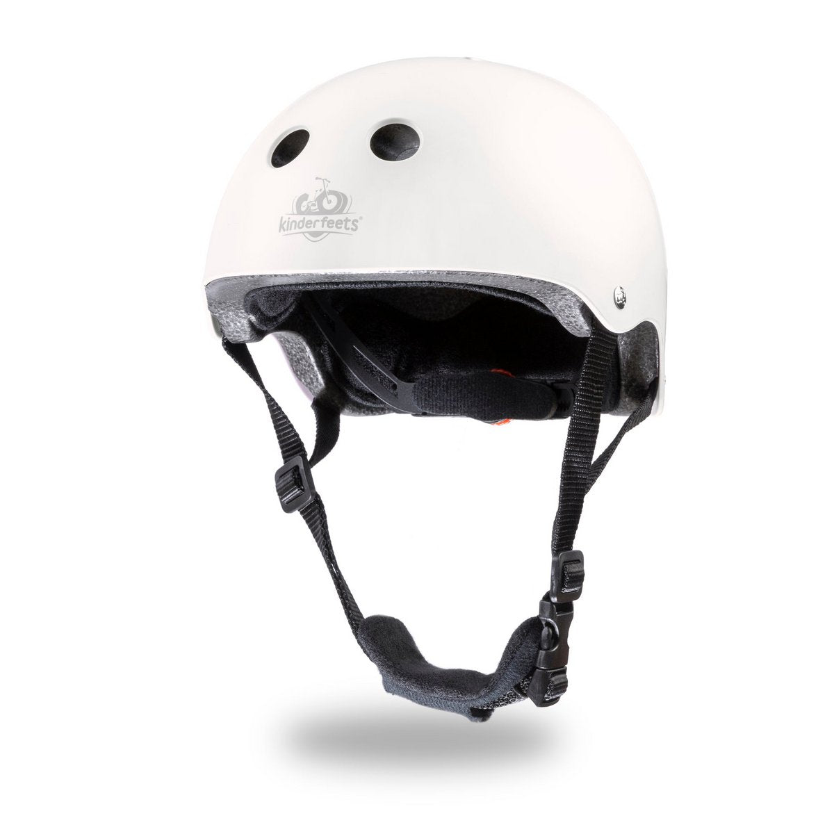 Kinderfeets kinderhelm voor op de fiets / fietshelm voor kinderen - mat wit - FamilyStuff