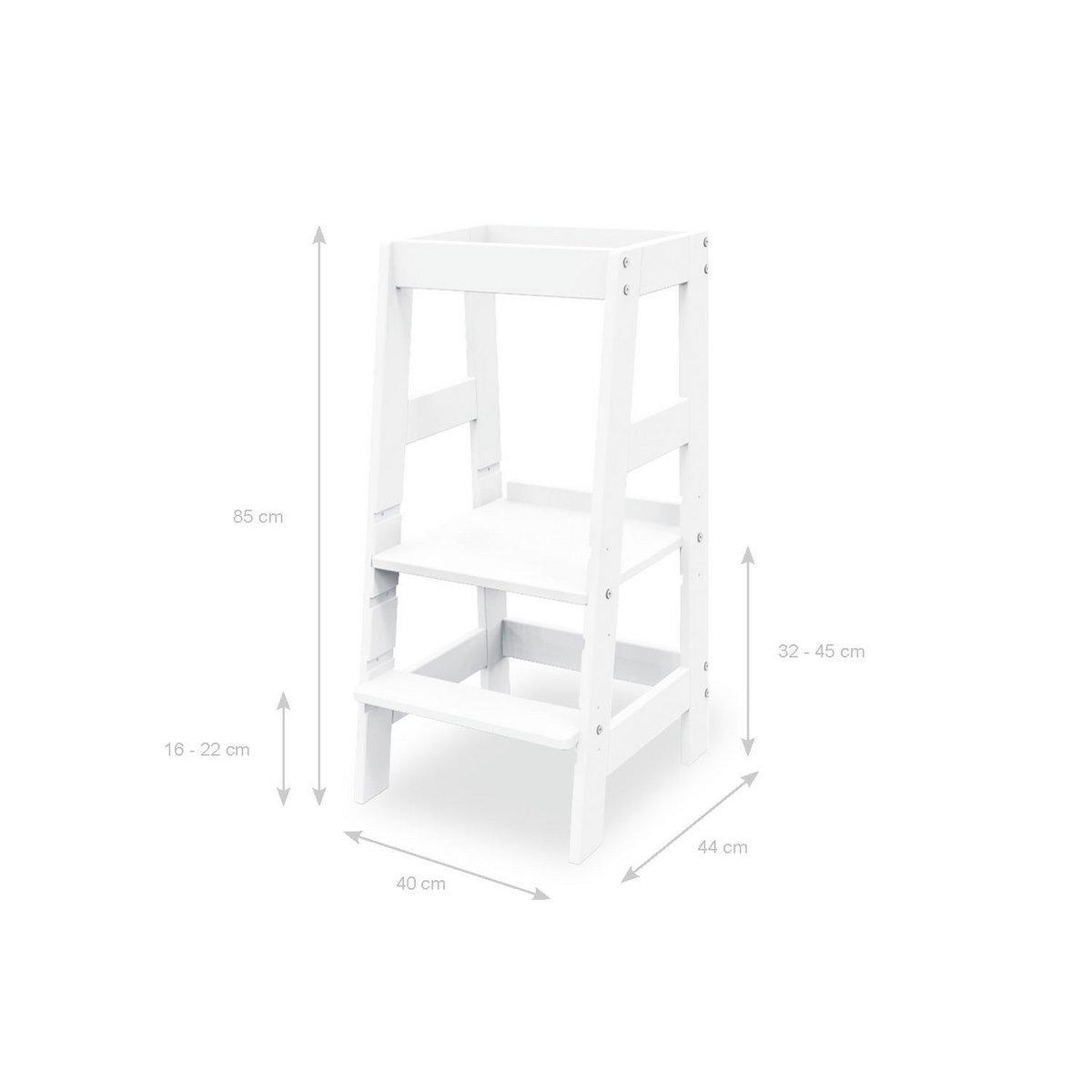 Leertoren Fino - wit gelakt - FamilyStuff