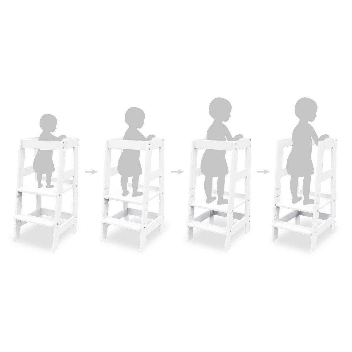 Leertoren Fino - wit gelakt - FamilyStuff