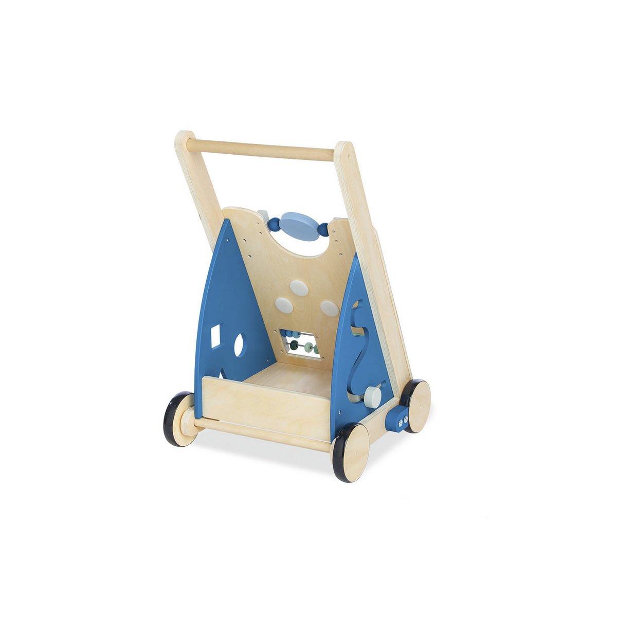 Loopwagen blauw - leer lopen op een speelse manier - FamilyStuff