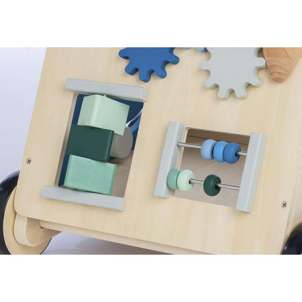 Loopwagen blauw - leer lopen op een speelse manier - FamilyStuff