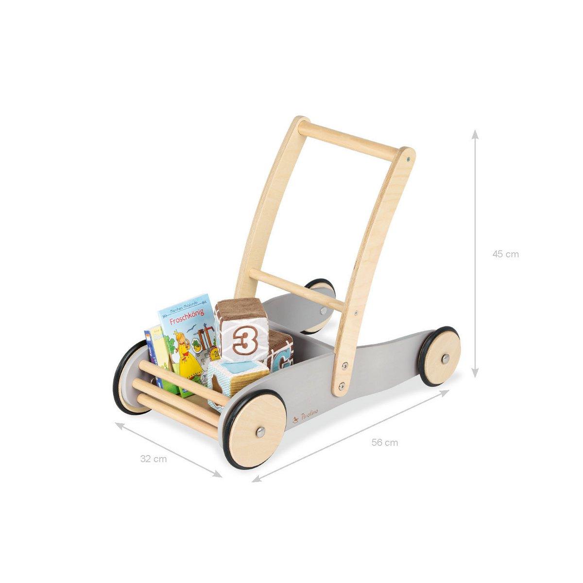 Loopwagen Fiete - antraciet - FamilyStuff