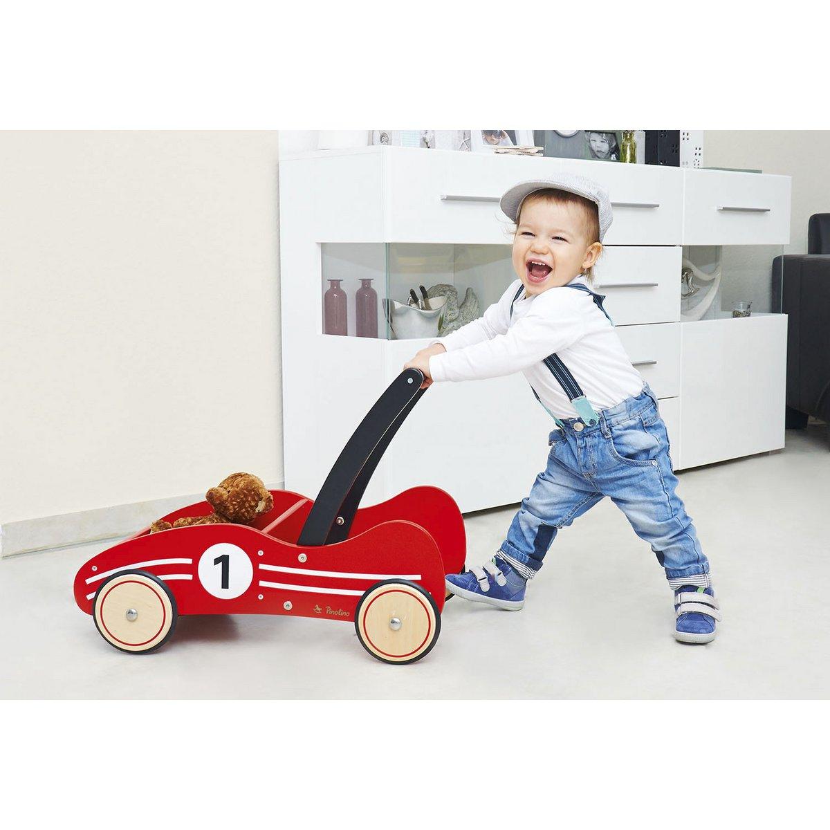 Loopwagen Fiete - rood - FamilyStuff