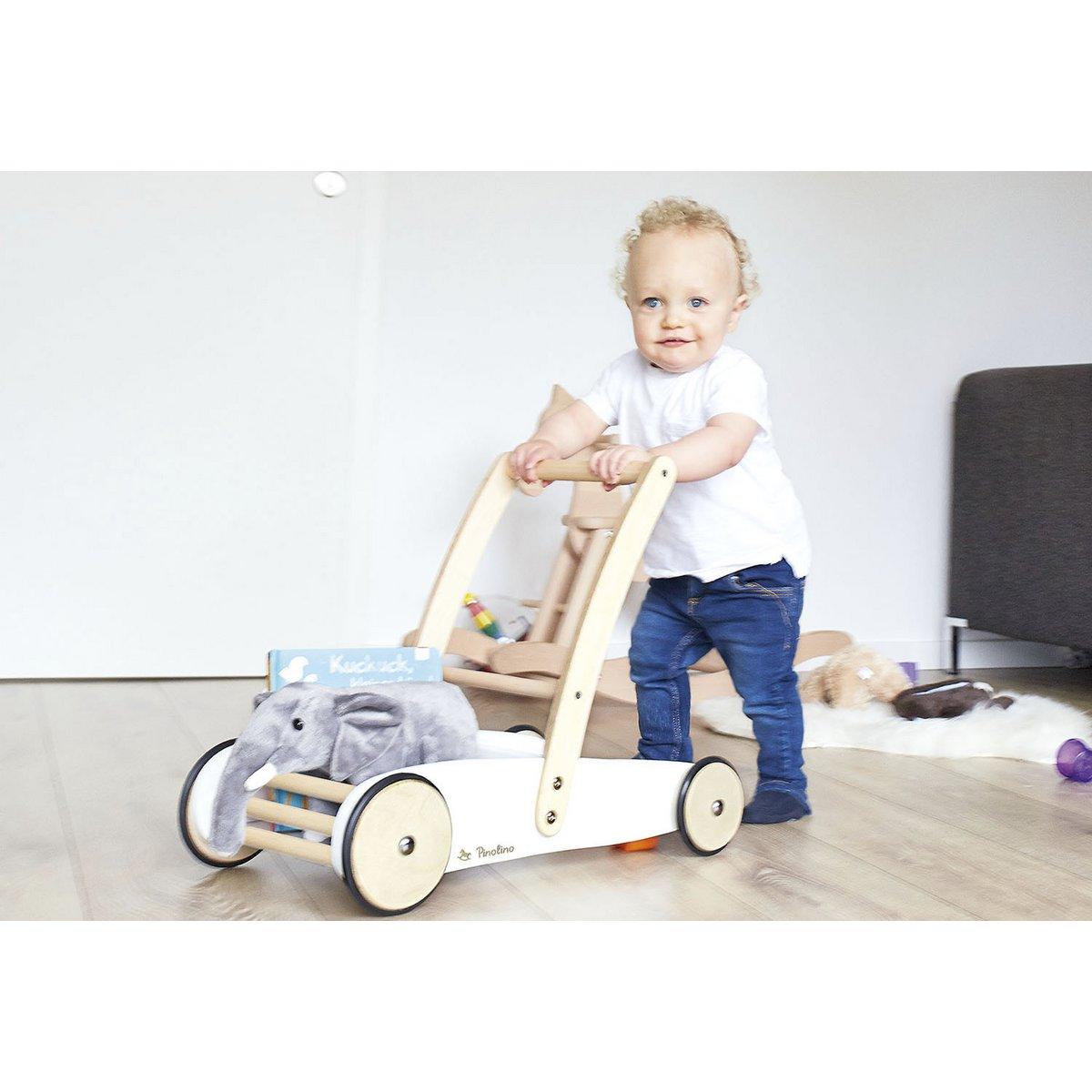 Loopwagen Fiete - wit - FamilyStuff