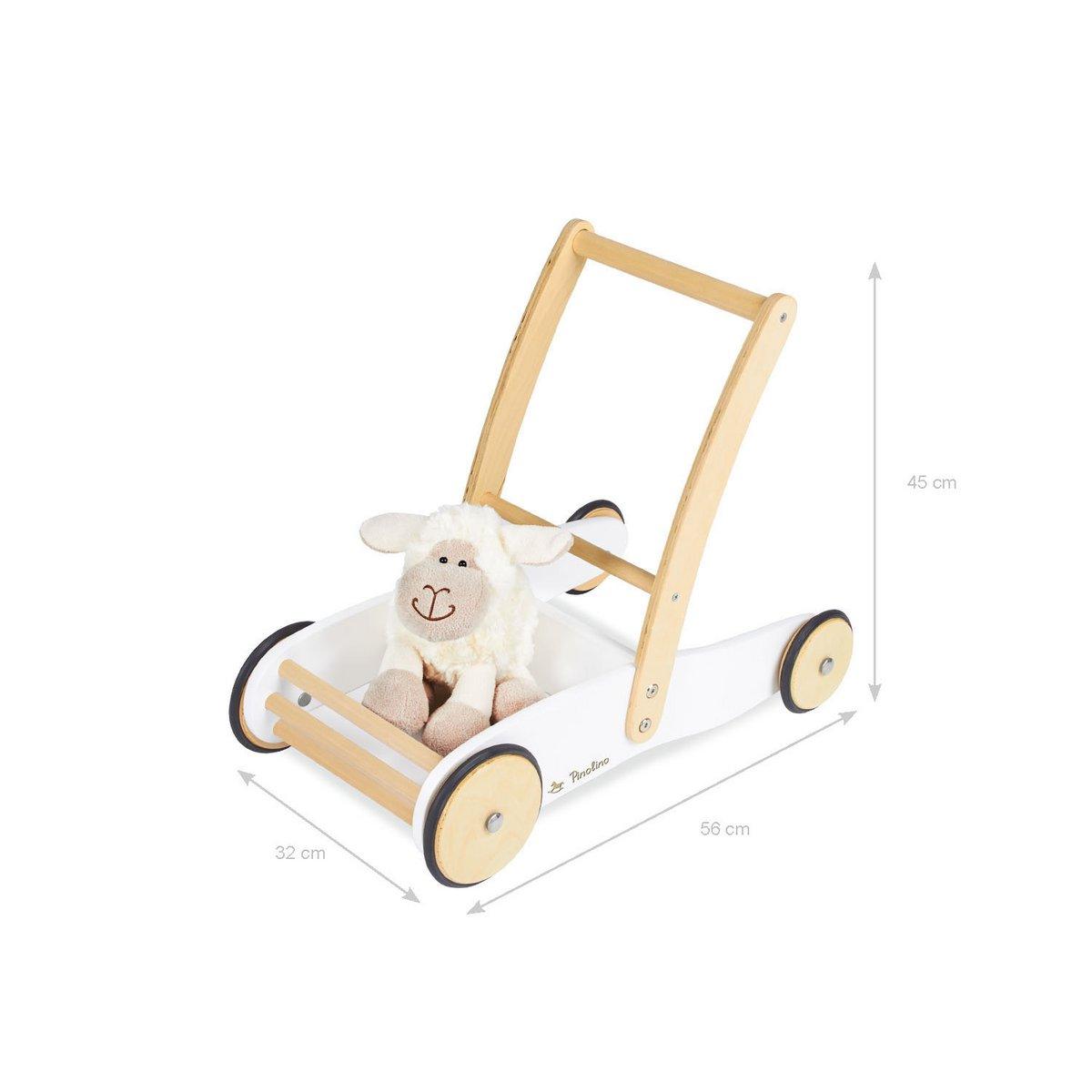 Loopwagen Fiete - wit - FamilyStuff