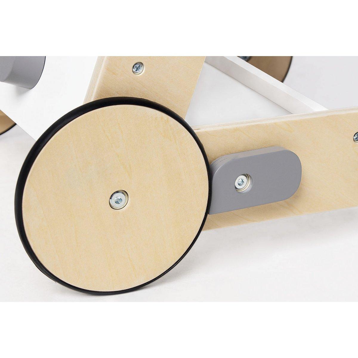 Loopwagen wit - leer lopen op een speelse manier - FamilyStuff