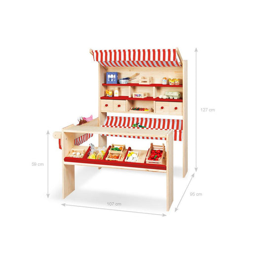Marktkraam Lucy - rood - FamilyStuff