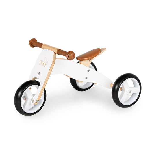 Mini driewieler 'Charlie', wit/naturel - FamilyStuff