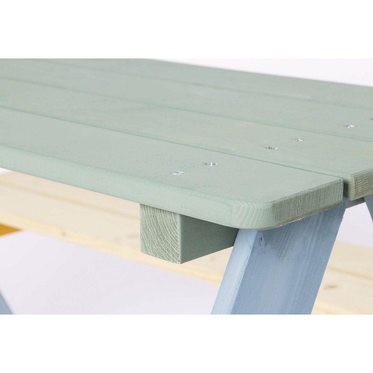 Nicki Kinderpicknickbank – Kleurrijke 4 - zitter voor Buiten - FamilyStuff