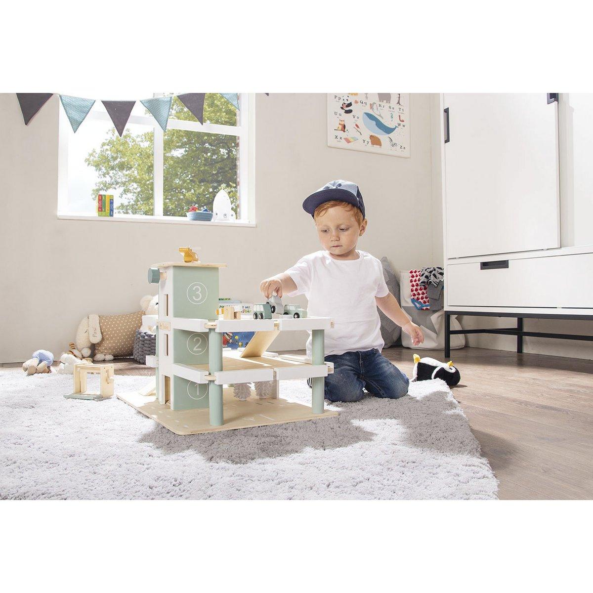 Parkeergarage Kurt - inclusief accessoires - FamilyStuff