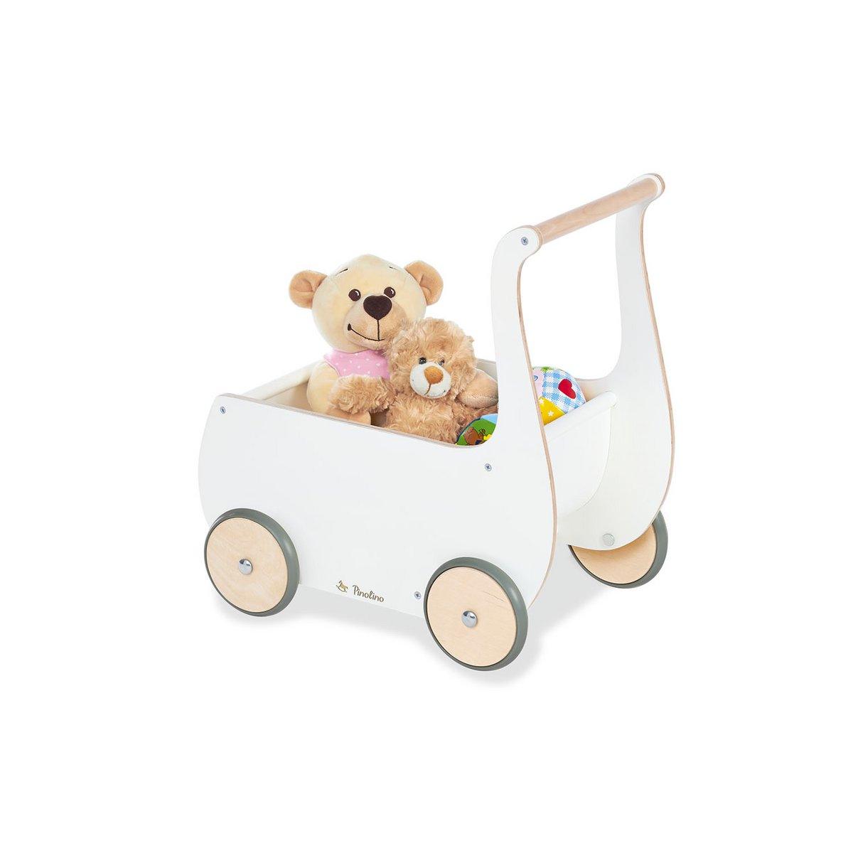 Poppenwagen Mette - wit - FamilyStuff