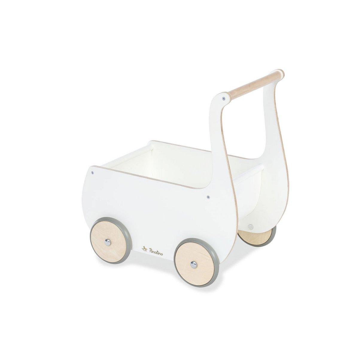 Poppenwagen Mette - wit - FamilyStuff