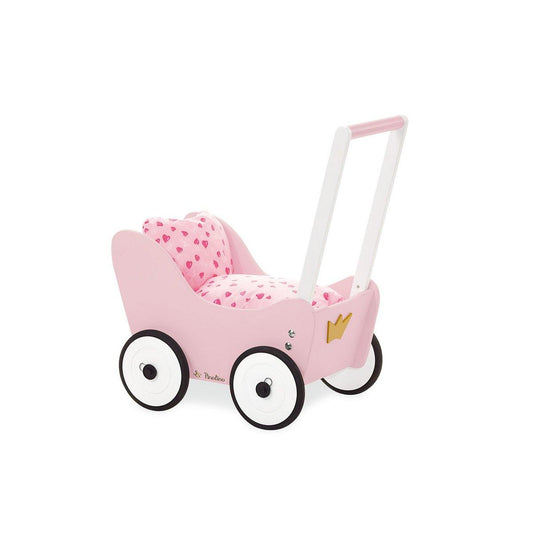 Poppenwagen Prinses Lea - roze - FamilyStuff