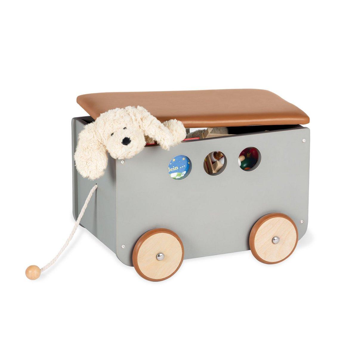 Speelgoedkist Jim - grijs - FamilyStuff