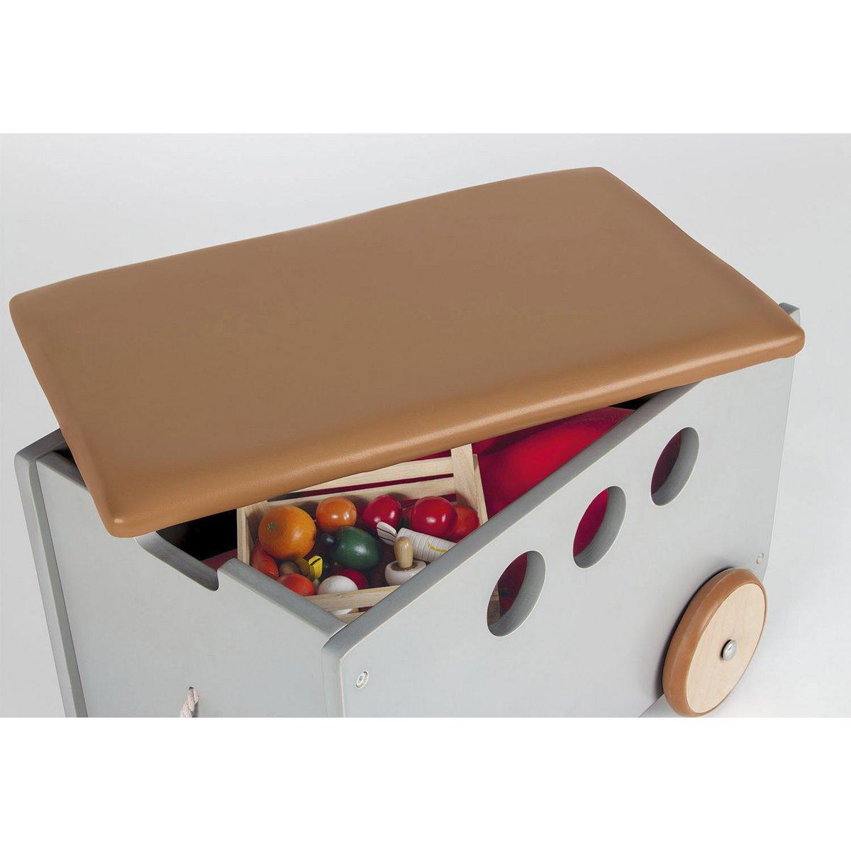 Speelgoedkist Jim - grijs - FamilyStuff