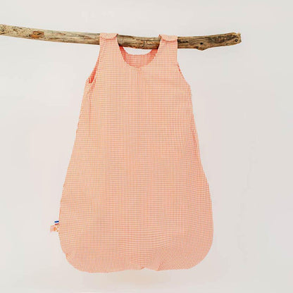 Gingham biologische katoenen zomerslaapzak - FamilyStuff
