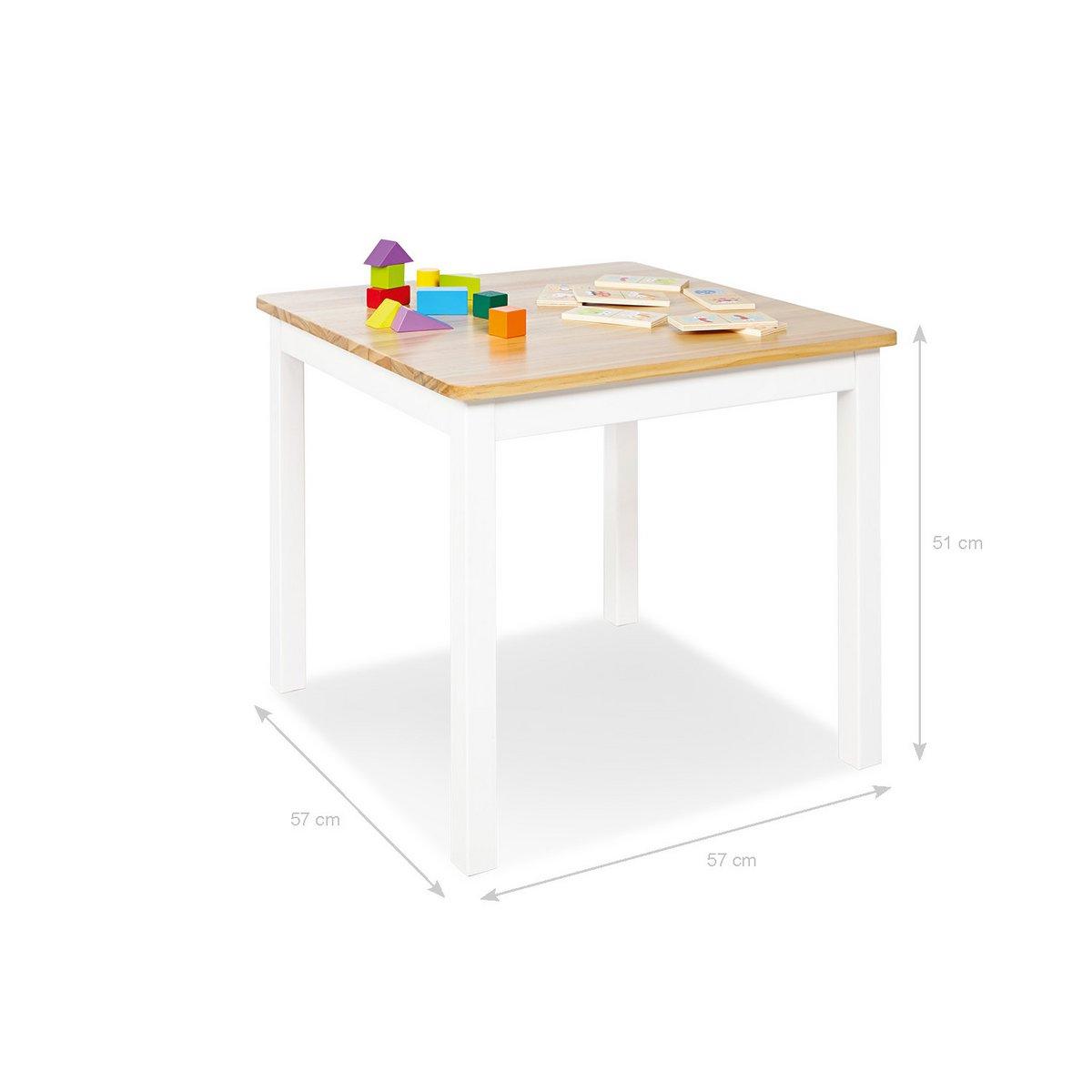 Kindertafel Fenna - wit/naturel - FamilyStuff