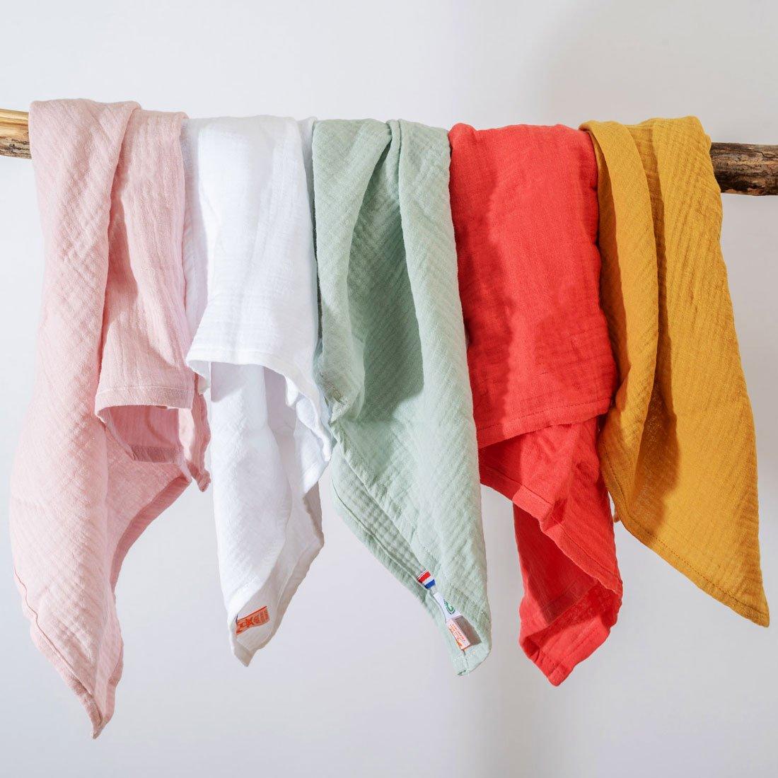 Honing maxi-swaddle van biologisch katoen - FamilyStuff