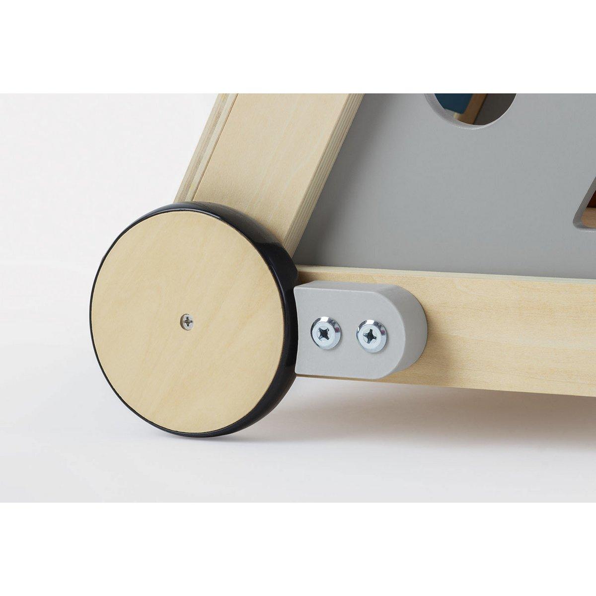 Houten loopwagen - leer lopen op een speelse manier - FamilyStuff