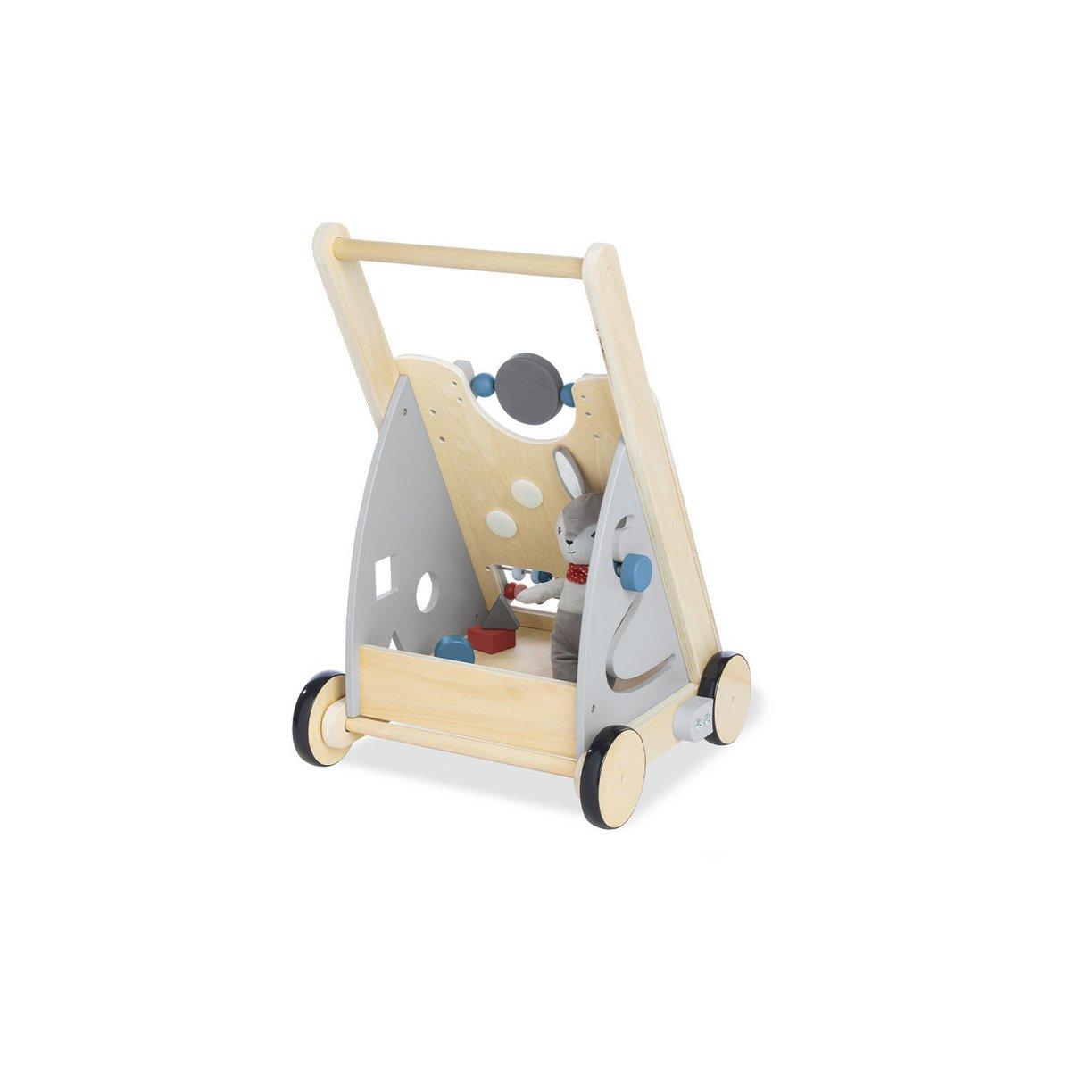 Houten loopwagen - leer lopen op een speelse manier - FamilyStuff