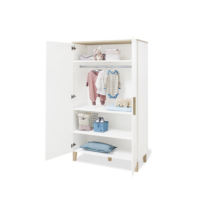 Babykamer 'lumi' 3 delig – Tijdloos design met extra ruimte en warme houtaccenten