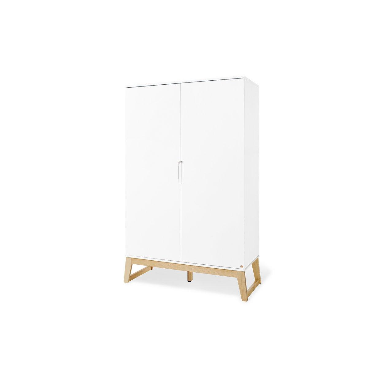 Babykamerset Bridge – ledikant, brede commode, 2 - deurs kledingkast en wandplank - FamilyStuff