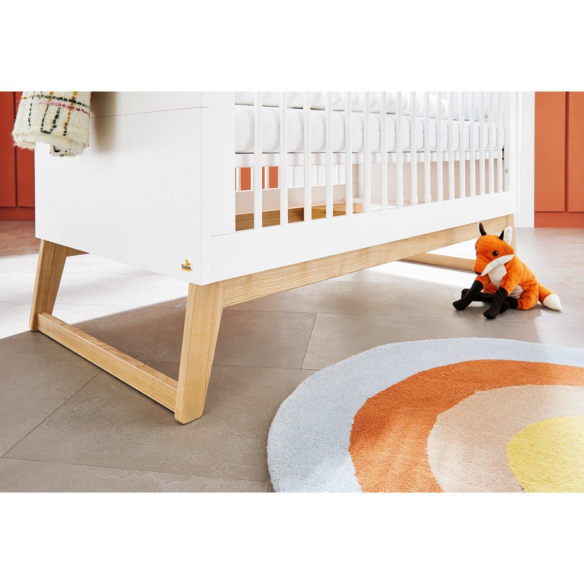 Babykamerset Bridge – Ledikant, Brede Commode, 3 - Deurs Kledingkast - FamilyStuff