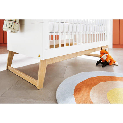 Babykamerset Bridge – Ledikant, Brede Commode, 3 - Deurs Kledingkast - FamilyStuff