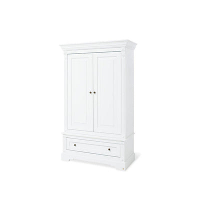 Babykamerset Emilia: ledikant, commode, 2 - deurskledingkast en wandplank - FamilyStuff