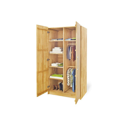 Babykamerset Natura – ledikant, commode 2en 2 - deurs kledingkast - FamilyStuff
