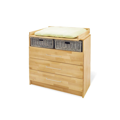 Babykamerset Natura – ledikant, commode 2en 2 - deurs kledingkast - FamilyStuff