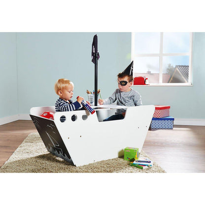 Speelboot tafel - met schoolbordverf - FamilyStuff
