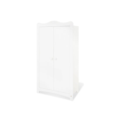 Complete babykamer set Florentina extra breed - Wit met ledikant, extra brede commode & kledingkast - FamilyStuff
