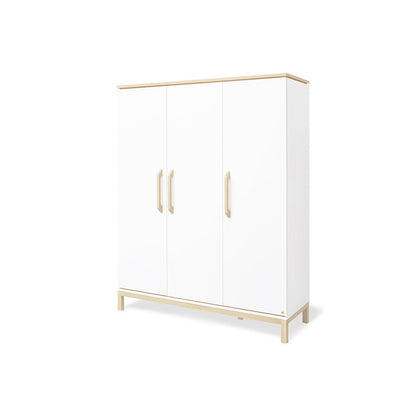 Complete babykamer set Light breed groot - Wit met ledikant, commode & kledingkast - FamilyStuff