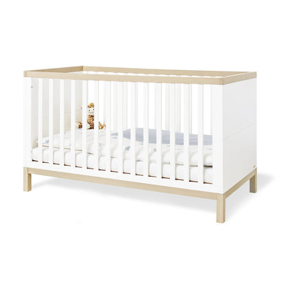 Complete babykamer set Light breed groot - Wit met ledikant, commode & kledingkast - FamilyStuff